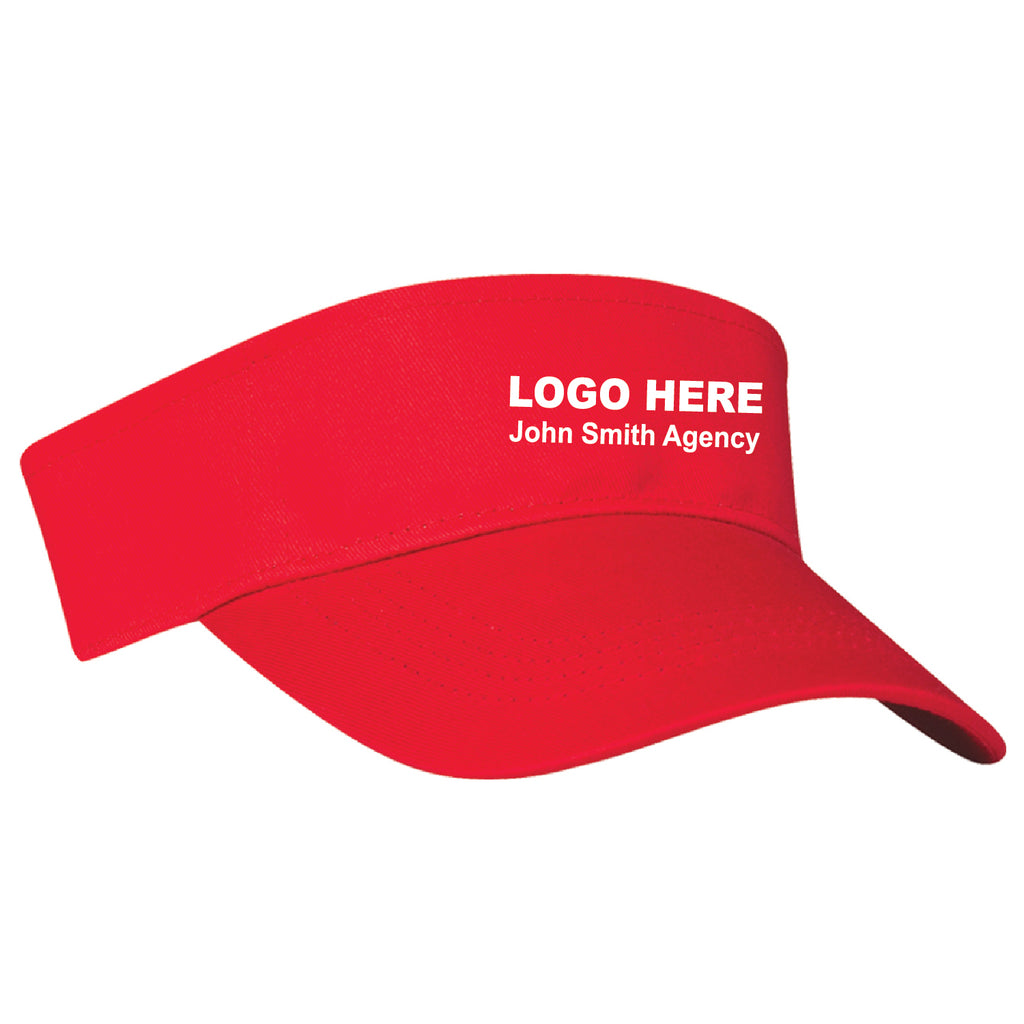 COTTON TWILL VISOR