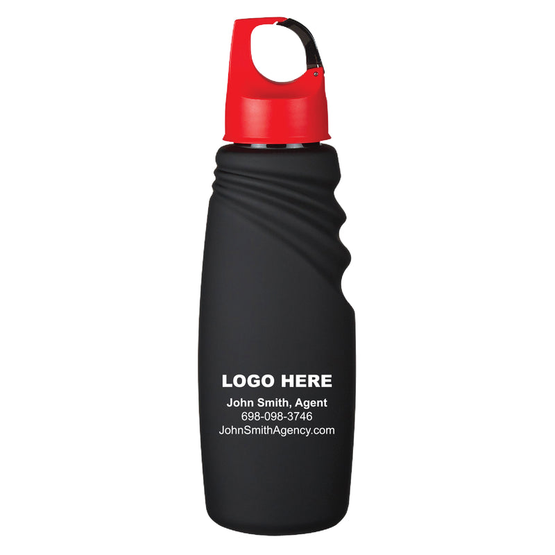 24 OZ. MATTE FINISH CREST CARABINER SPORTS BOTTLE