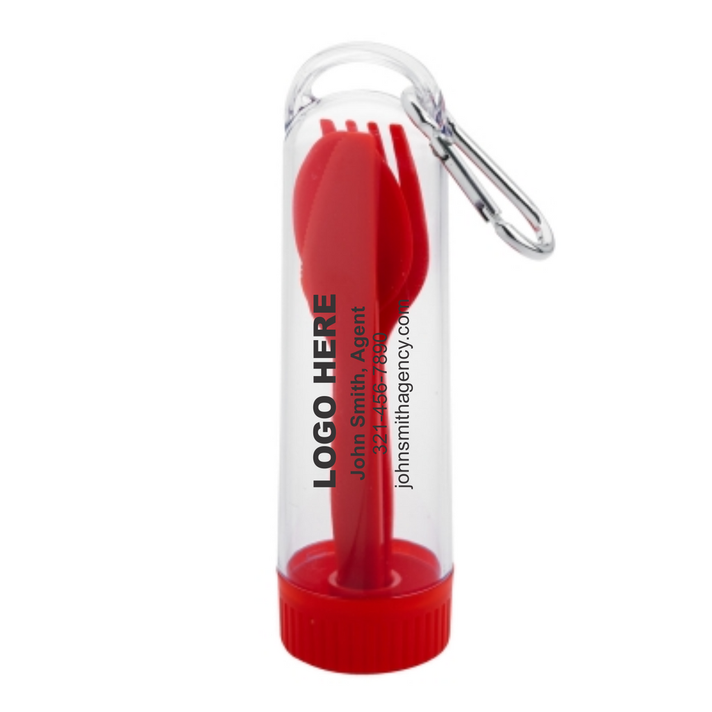 Utensil Kit with Carabiner